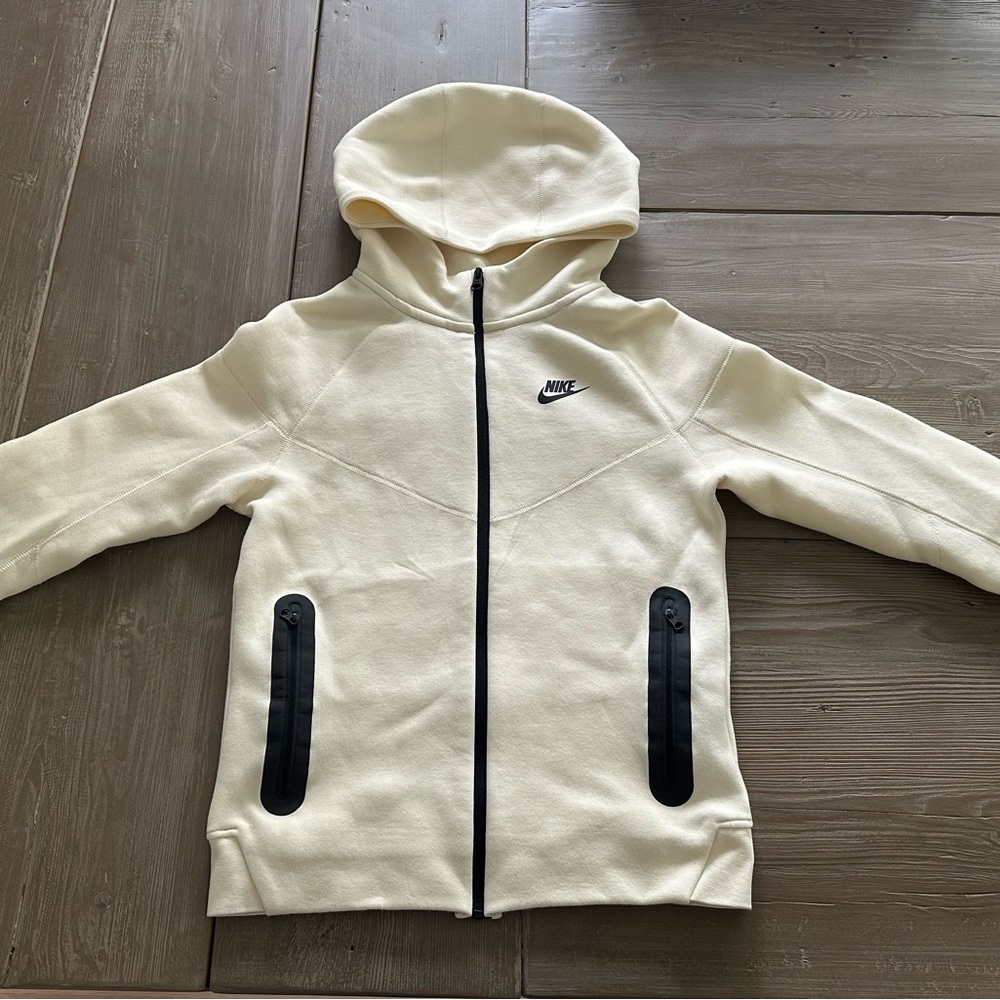 Nike Kids Cream full zip hoodie